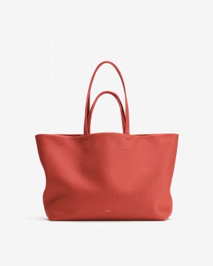 Geanta Tote Cuyana Clasici Easy Dama Corai Inchis | RRN5254WQ