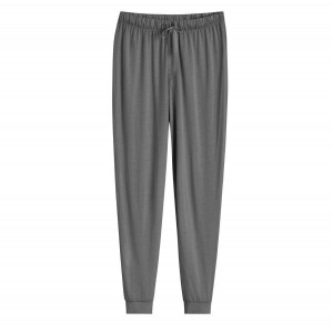 Pantaloni Cuyana Organic Pima Tapered Dama Gri | MSH5812NL