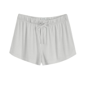 Pantaloni Scurti Cuyana Organic Pima Sleep Dama Gri | FGT583SE