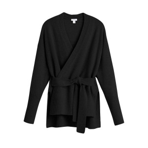 Pulovere Cuyana Cashmere Soft Wrap Dama Negrii | ACR3123PD