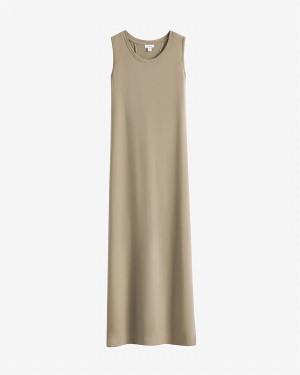 Rochie Cuyana Drape-Back Dama Verzi | PDX8119UO