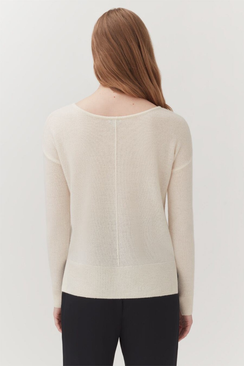 Cardigan Cuyana Single-Origin Cashmere Dama Albi | ZTG3573PV