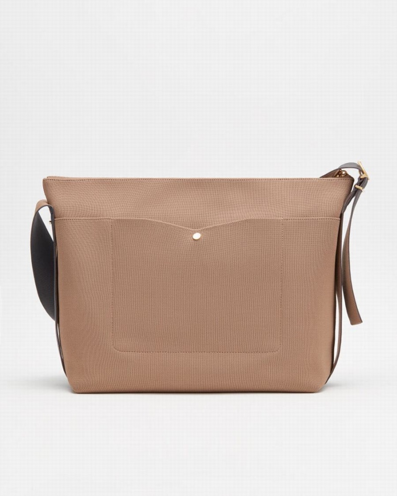 Geanta Crossbody Cuyana Oversized Sling Dama Kaki | AVG984FK