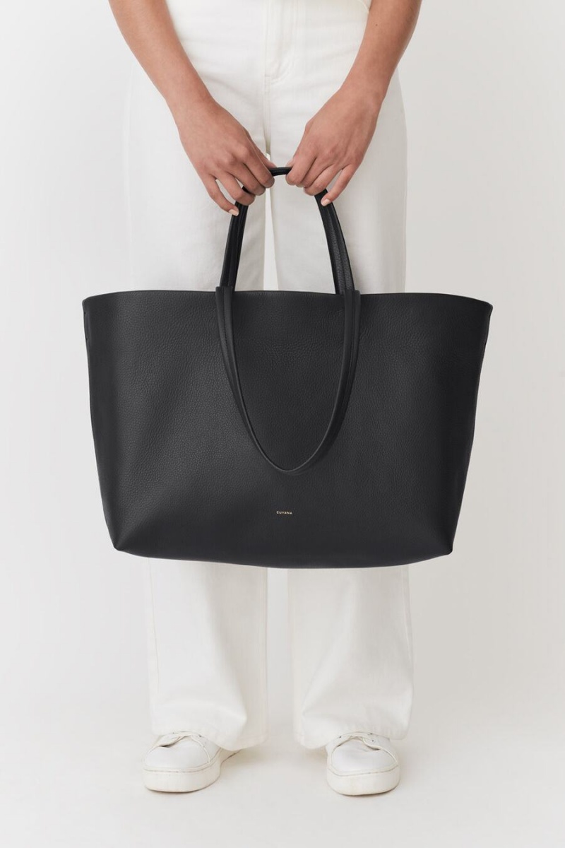 Geanta Tote Cuyana Clasici Easy Dama Negrii | ZGC2570SR