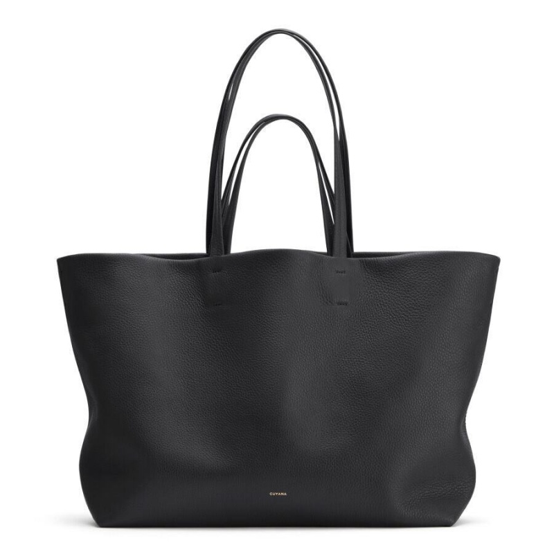 Geanta Tote Cuyana Clasici Easy Dama Negrii | ZGC2570SR