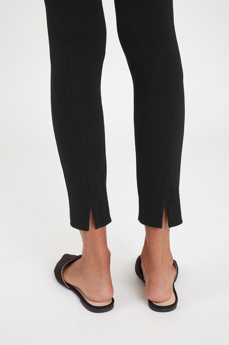 Pantaloni Cuyana Ponte Legging Dama Negrii | NFK6417EA