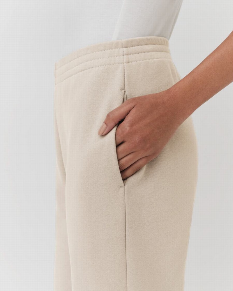 Pantaloni Jogger Cuyana Terry Sculpted Dama Albi Albi | IRM8973EZ