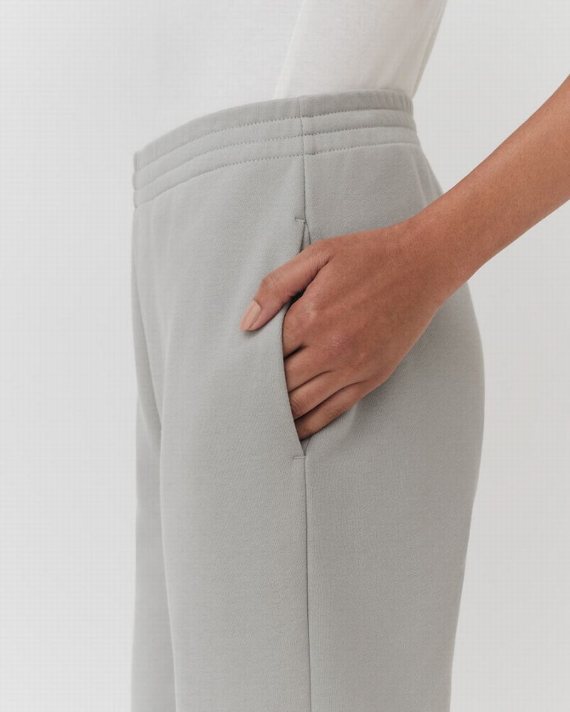 Pantaloni Jogger Cuyana Terry Sculpted Dama Gri | JPB6557RQ