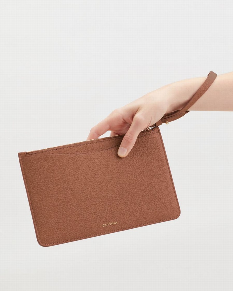 Portofel Cuyana Slim Wristlet Dama Maro | PHY9990FH