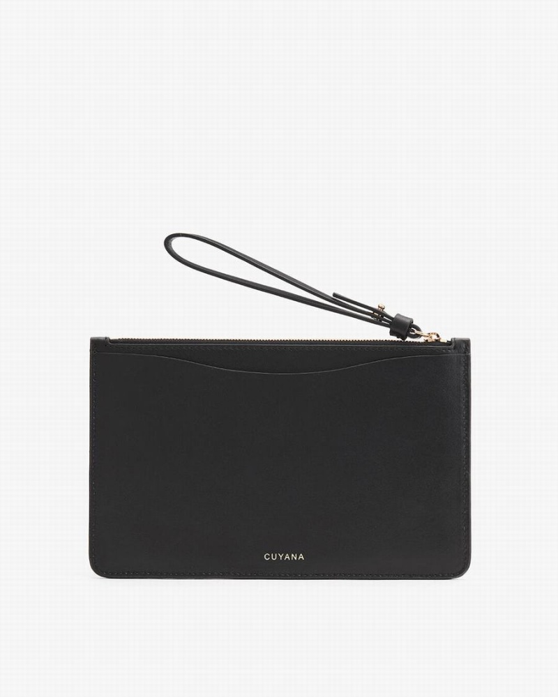 Portofel Cuyana Slim Wristlet Dama Negrii | AKZ5637BV