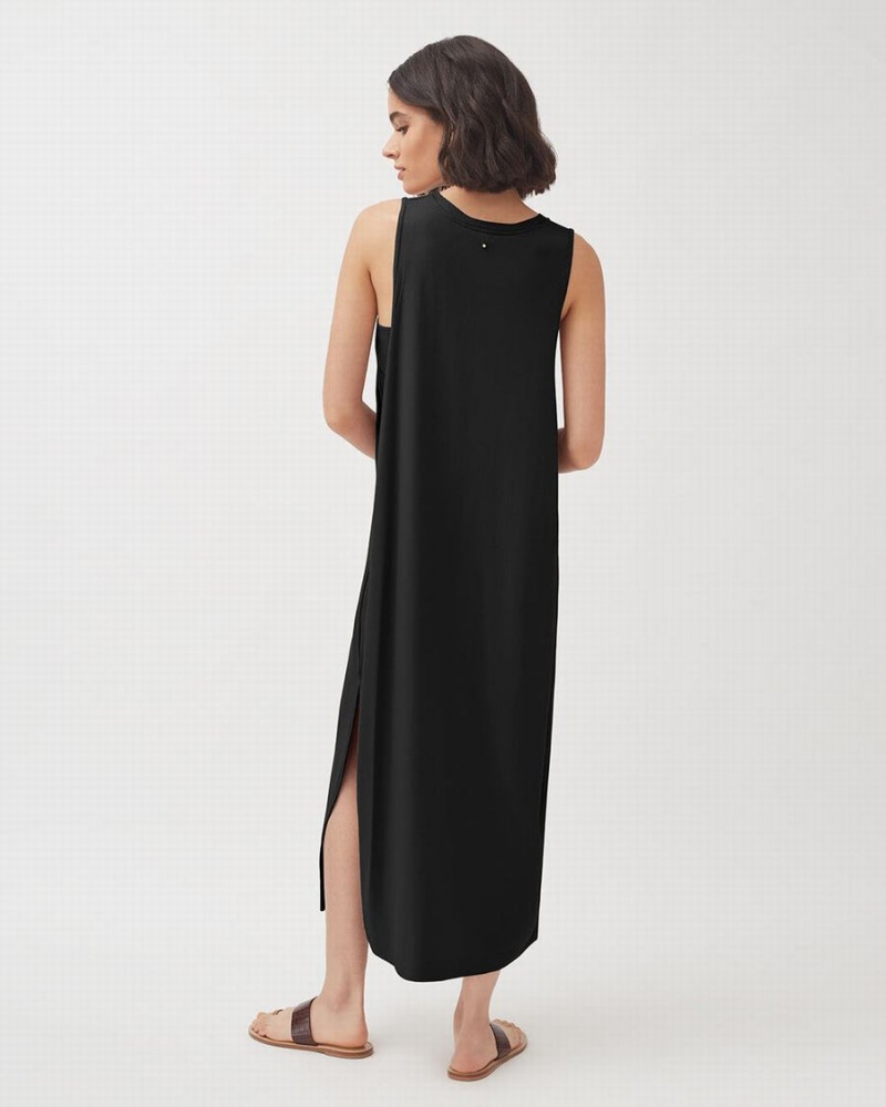 Rochie Cuyana Drape-Back Dama Negrii | XQW4733UJ